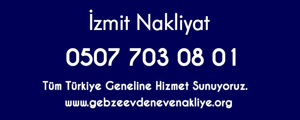 İzmit Evden Eve Nakliyat