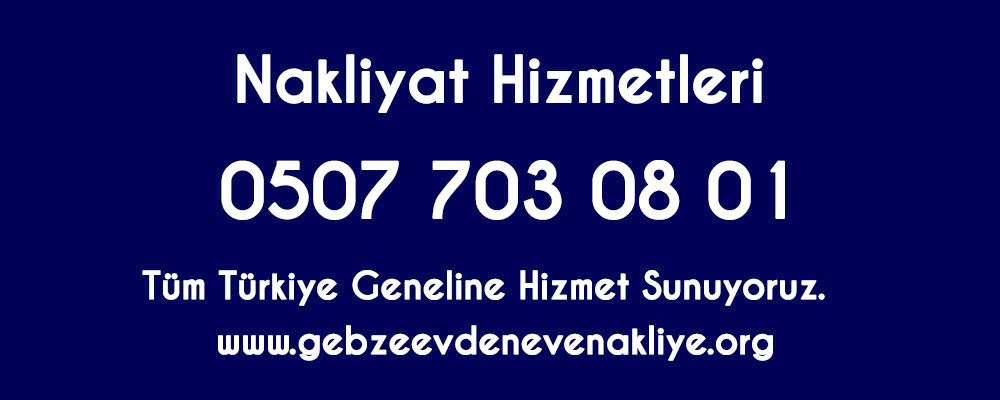 Güzelyalı Nakliyat Hizmeti